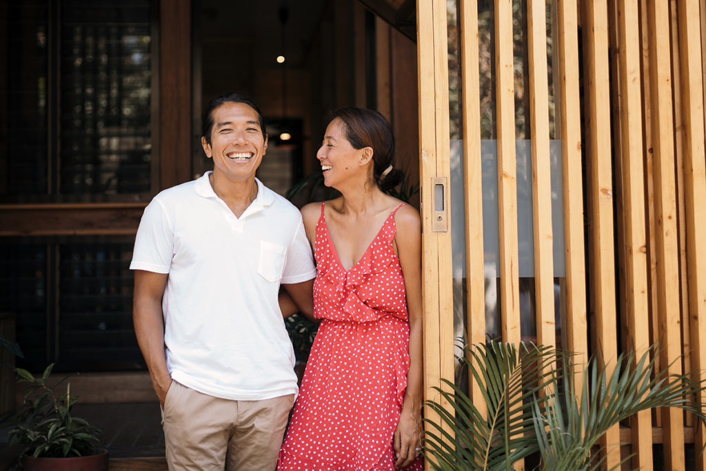 Buji and Nikki Libarnes built Vessel Hostel together, which was once lovingly referred to by La Union locals as an alien ship