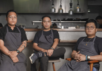 Hapag chefs and co-owners Kevin Navoa, Thirdy Dolatre, and Kevin Villarica