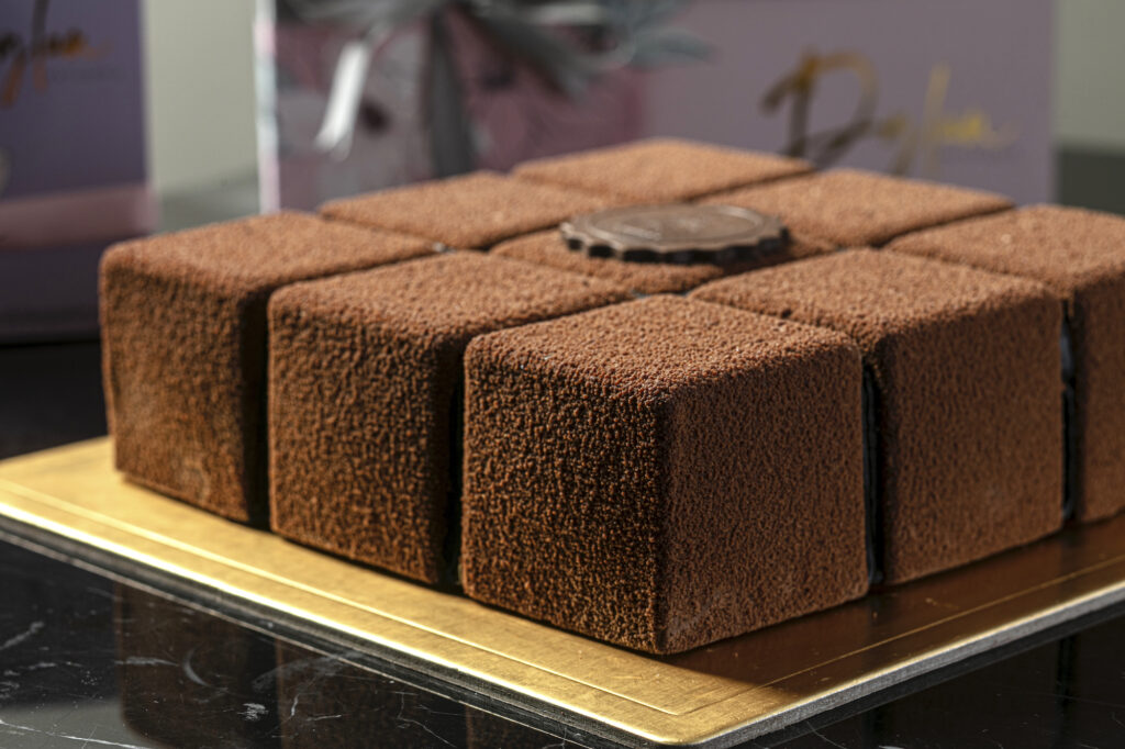 Another premium choice from Dylan's lineup of cakes: Nutty Nutella combines Nutella and Belgian chocolate