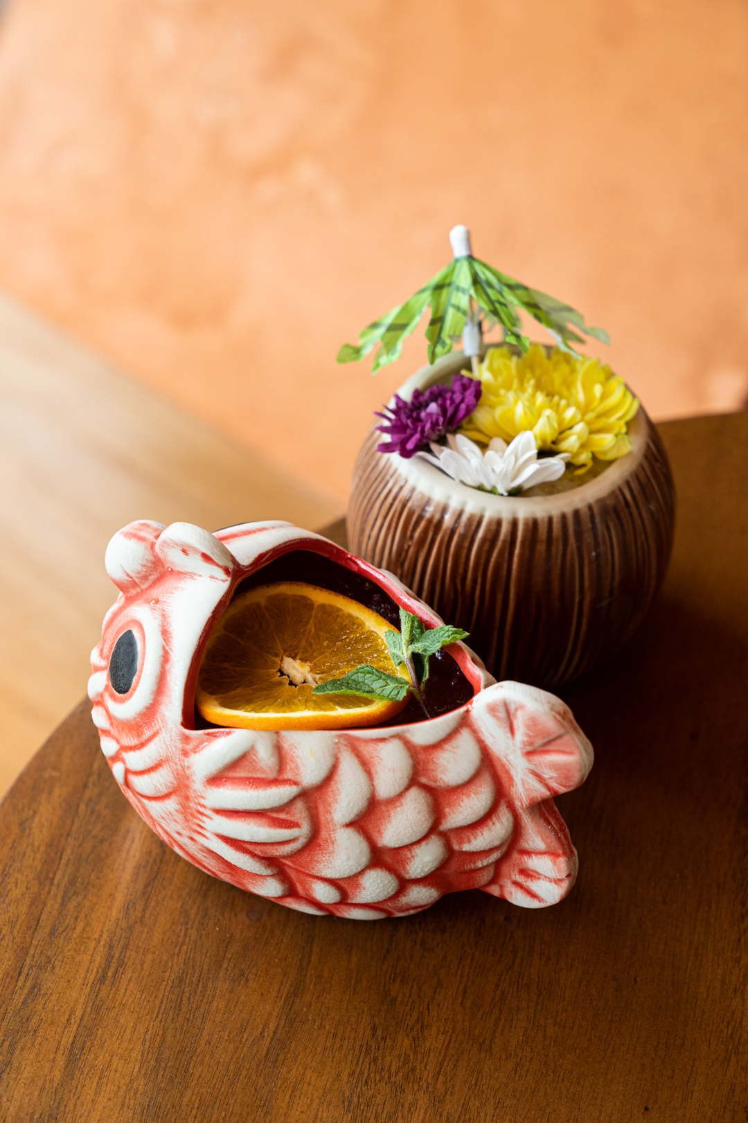 Tiki drinks Lapu Lapu and Alak-san