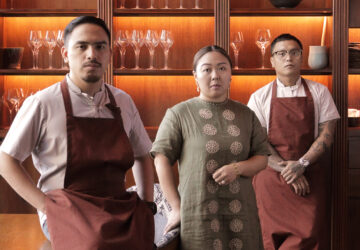 Thirdy Dolatre, Erin Ganuelas, and Kevin Navoa of Hapag and Ayà